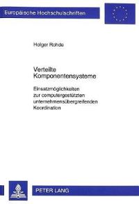 Book Cover for Verteilte Komponentensysteme by Holger Rohde