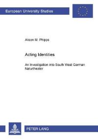 Book Cover for Acting Identities by Alison M Phipps