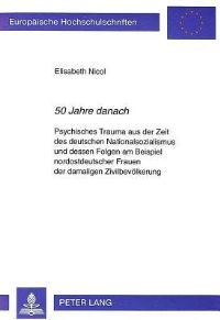 Book Cover for 50 Jahre Danach by Elisabeth Nicol