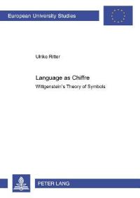 Book Cover for Language as Chiffre by Ulrike Ritter