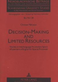 Book Cover for Decision-Making and Limited Resources by Christer Pahlsson