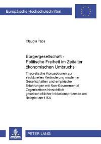 Book Cover for Burgergesellschaft - Politische Freiheit Im Zeitalter Okonomischen Umbruchs by Claudia Taps