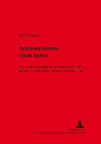 Book Cover for Antisemitismus Ohne Juden by Manfred Boecker