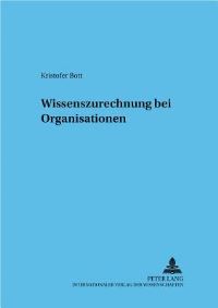 Book Cover for Wissenszurechnung Bei Organisationen by Kristofer Bott