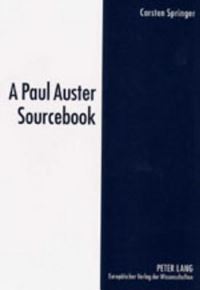 Book Cover for A Paul Auster Sourcebook by Carsten Springer
