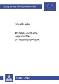 Book Cover for Diversion Durch Den Jugendrichter by Katja LöhrMüller