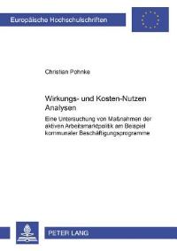 Book Cover for Wirkungs- Und Kosten-Nutzen Analysen by Christian Pohnke