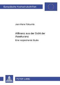 Book Cover for Allfinanz Aus Der Sicht Der Assekuranz by Jean-Marie Tchoumta