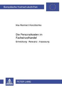 Book Cover for Die Personalkosten Im Facheinzelhandel by Max Reinhard Wenzlitschke