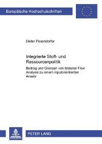 Book Cover for Integrierte Stoff- Und Ressourcenpolitik by Dieter Pesendorfer
