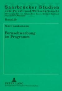 Book Cover for Fernsehwerbung Im Programm by Marc Laukemann