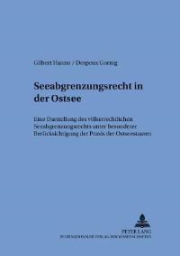 Book Cover for Seeabgrenzungsrecht in Der Ostsee by Gilles Despeux, Gilbert Hanno Gornig