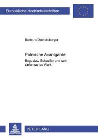 Book Cover for Polnische Avantgarde by Barbara Dobretsberger
