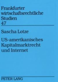 Book Cover for US-Amerikanisches Kapitalmarktrecht Und Internet by Sascha Lotze