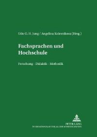 Book Cover for Fachsprachen Und Hochschule by Angelina Kolesnikova