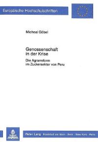 Book Cover for Genossenschaft in Der Krise by Michael Göbel
