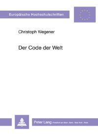 Book Cover for Der Code Der Welt by Christoph Wegener