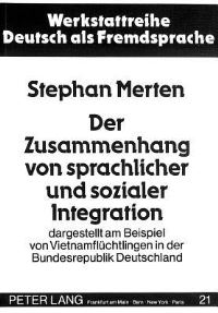 Book Cover for Der Zusammenhang Von Sprachlicher Und Sozialer Integration by Stephan Merten