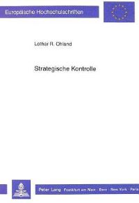 Book Cover for Strategische Kontrolle by Lothar R Ohland