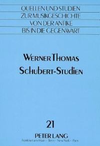 Book Cover for Schubert-Studien by Werner Thomas