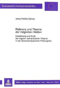 Book Cover for Referenz Und Theorie Der Moglichen Welten by Jesús Padilla Gálvez