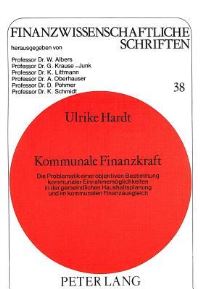 Book Cover for Kommunale Finanzkraft by Ulrike Hardt
