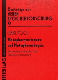Book Cover for Metaphernvertrauen Und Metaphernskepsis by Ulrike Poch