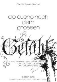 Book Cover for Die Suche Nach Dem «Großen Gefuhl>> by Christine Winkelmann