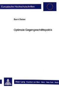 Book Cover for Optimale Gegengeschaftspolitik by Bernt Bieber