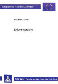 Book Cover for Sklavensprache by Karl Heinz Wüst