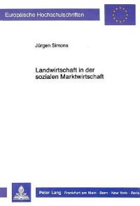 Book Cover for Landwirtschaft in Der Sozialen Marktwirtschaft by Jürgen Simons