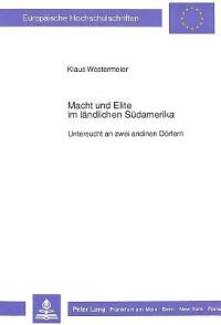 Book Cover for Macht Und Elite Im Landlichen Sudamerika by Klaus Westermeier