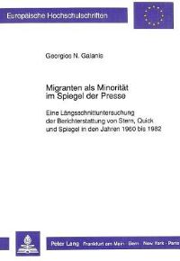 Book Cover for Migranten Als Minoritat Im Spiegel Der Presse by Georgios N Galanis
