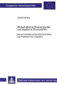 Book Cover for Wirtschaftlicher Strukturwandel Und Staatliche Strukturhilfen by Hubert Hartwig