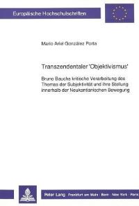 Book Cover for Transzendentaler 'Objektivismus' by 