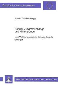 Book Cover for Schuld: Zusammenhange Und Hintergrunde by Konrad Thomas