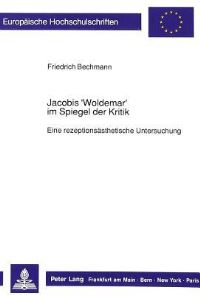Book Cover for Jacobis 'Woldemar' Im Spiegel Der Kritik by Friedrich Bechmann