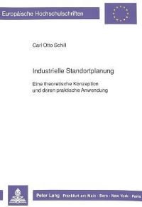 Book Cover for Industrielle Standortplanung by Carl Otto Schill