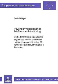 Book Cover for Psychophysiologisches 24-Stunden Monitoring by Rudolf Heger