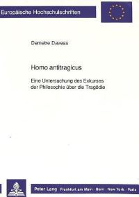Book Cover for Homo Antitragicus by Demetre Daveas
