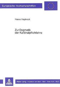 Book Cover for Zur Dogmatik Der Kardinalpflichtlehre by Hasso Heybrock