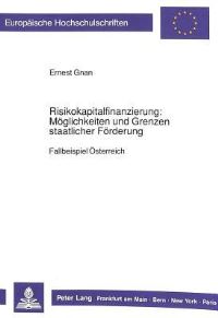 Book Cover for Risikokapitalfinanzierung: Moglichkeiten Und Grenzen Staatlicher Forderung by Ernest Gnan