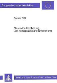 Book Cover for Gesundheitssicherung Und Demographische Entwicklung by Andreas Rühl