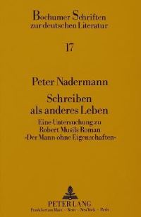 Book Cover for Schreiben Als Anderes Leben by Peter Nadermann