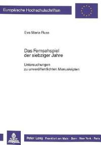 Book Cover for Das Fernsehspiel Der Siebziger Jahre by Eva Maria Russ