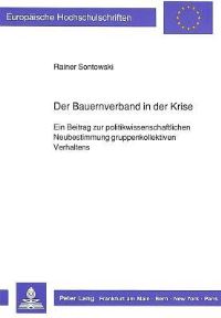 Book Cover for Der Bauernverband in Der Krise by Rainer Sontowski