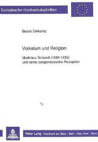 Book Cover for Volkstum Und Religion by Busso Diekamp