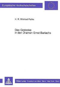 Book Cover for Das Groteske in Den Dramen Ernst Barlachs by HR Winfried Pathe