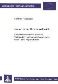 Book Cover for Frauen in Der Kommunalpolitik by Marianne Horstkötter