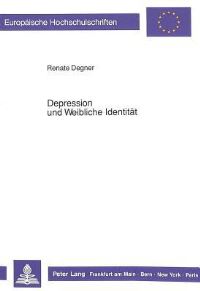 Book Cover for Depression Und Weibliche Identitat by Renate Degner